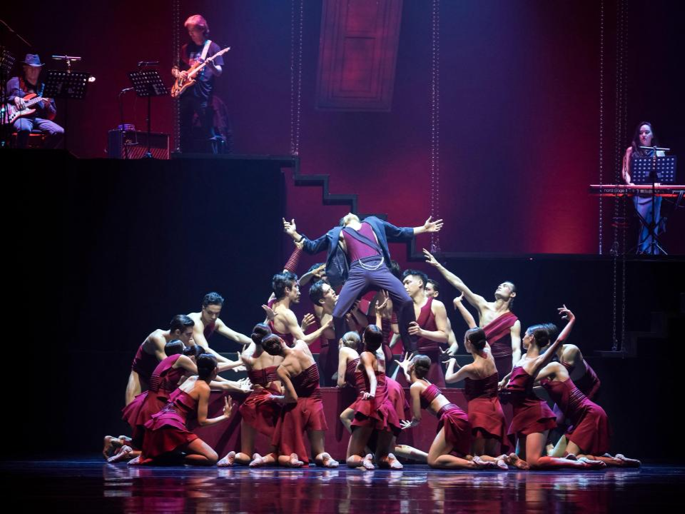 The Astana Ballet Theater performs on tour in Almaty