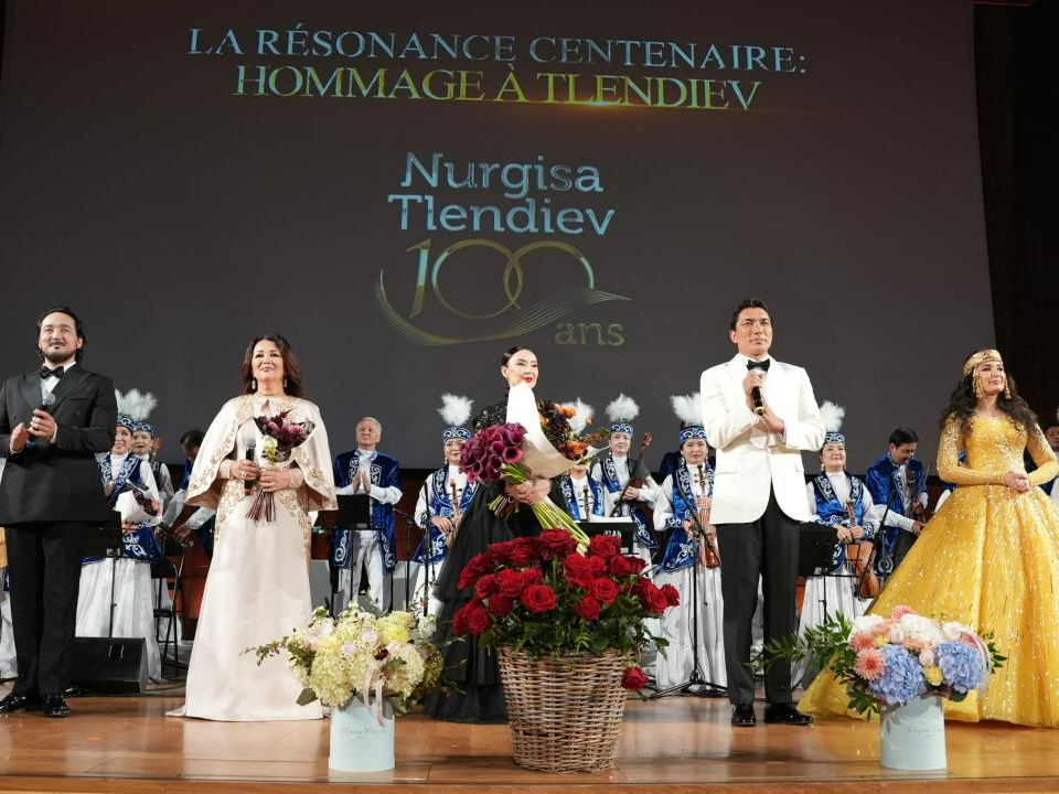 Paris celebrated Nurgisa Tlendiev's centenary