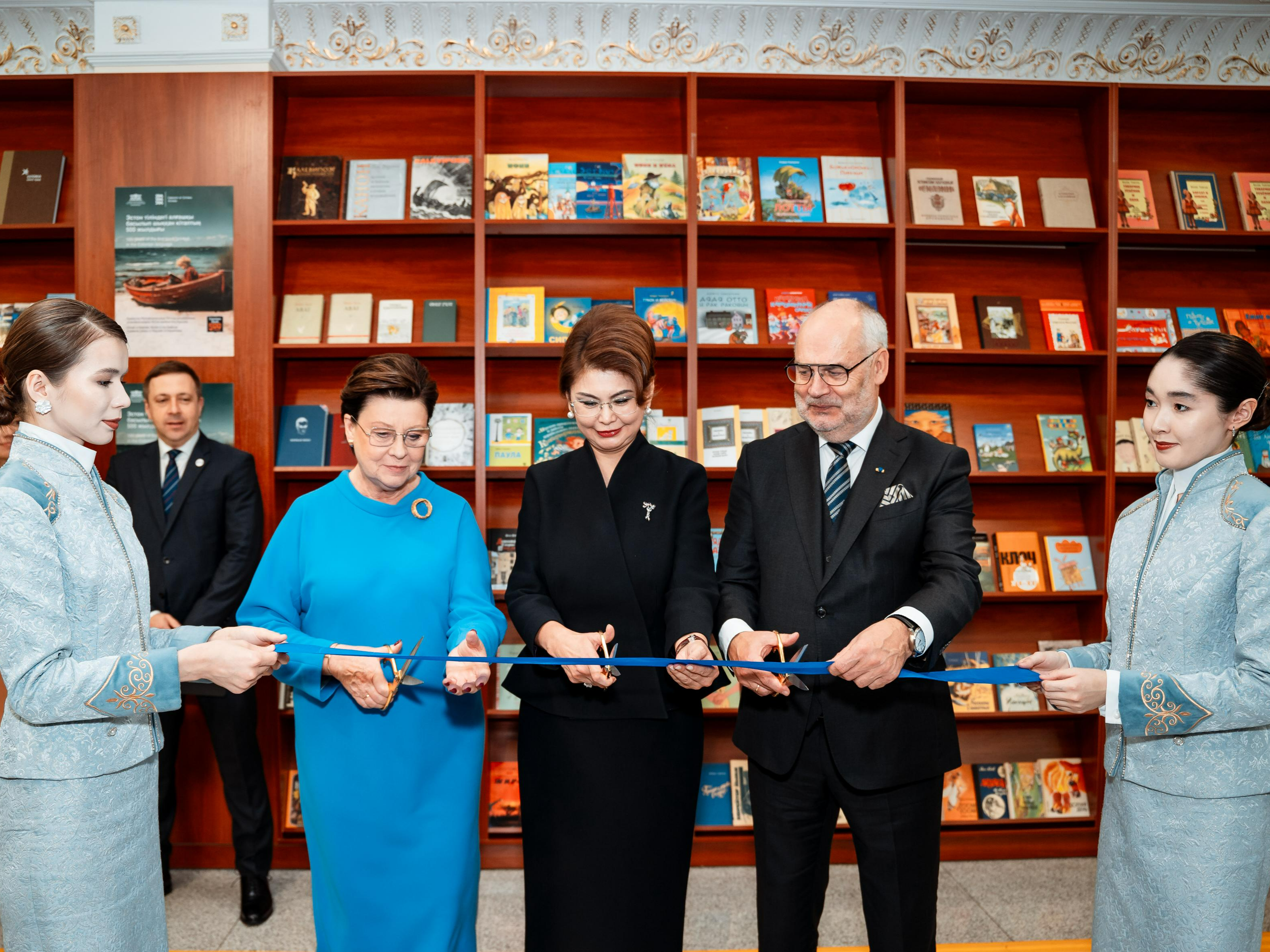 An Estonian literature corner has opened at the National Academic Library of Kazakhstan.