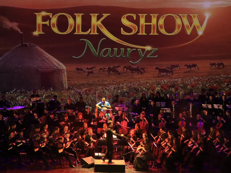 В Алматы прошел праздничный концерт «FOLK SHOW NAURYZ»
