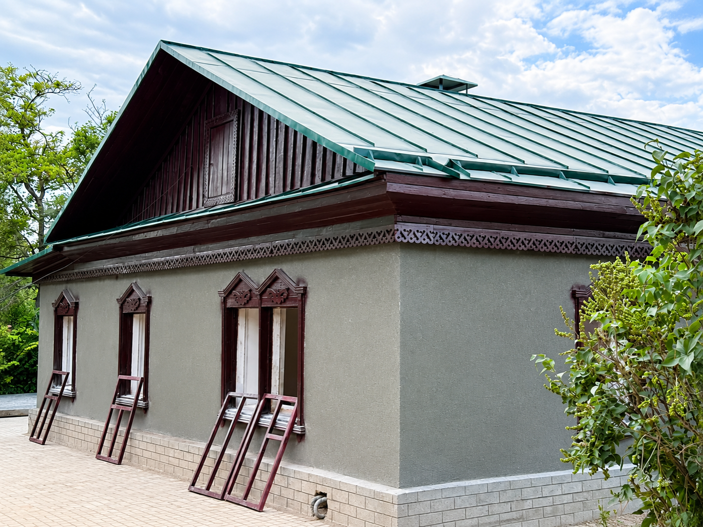 Scientific restoration work continues at the Umbetali Karibayev House Museum.