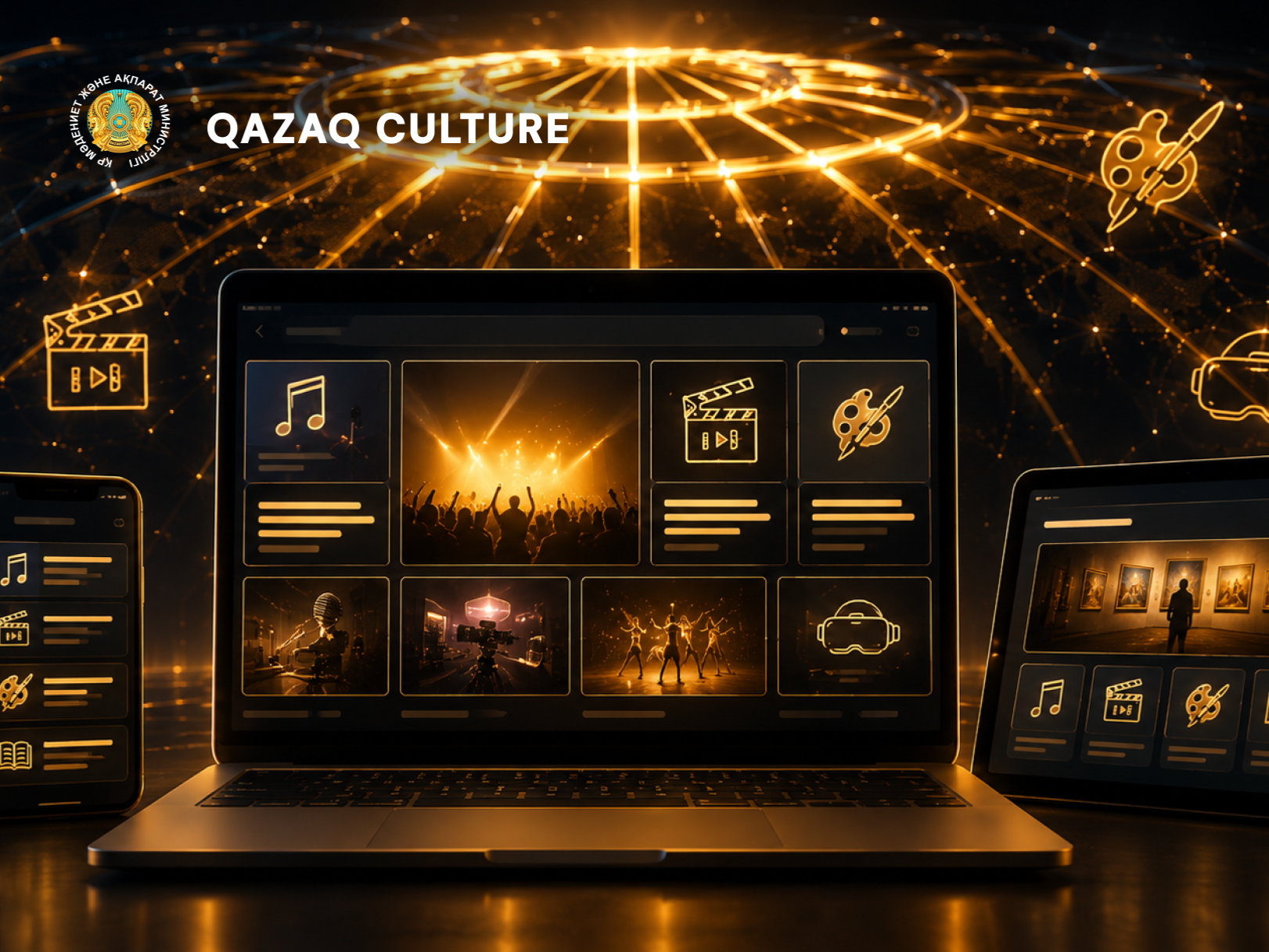 A unified digital platform, QazaqCreative, has been launched in Kazakhstan for representatives of the creative industries.