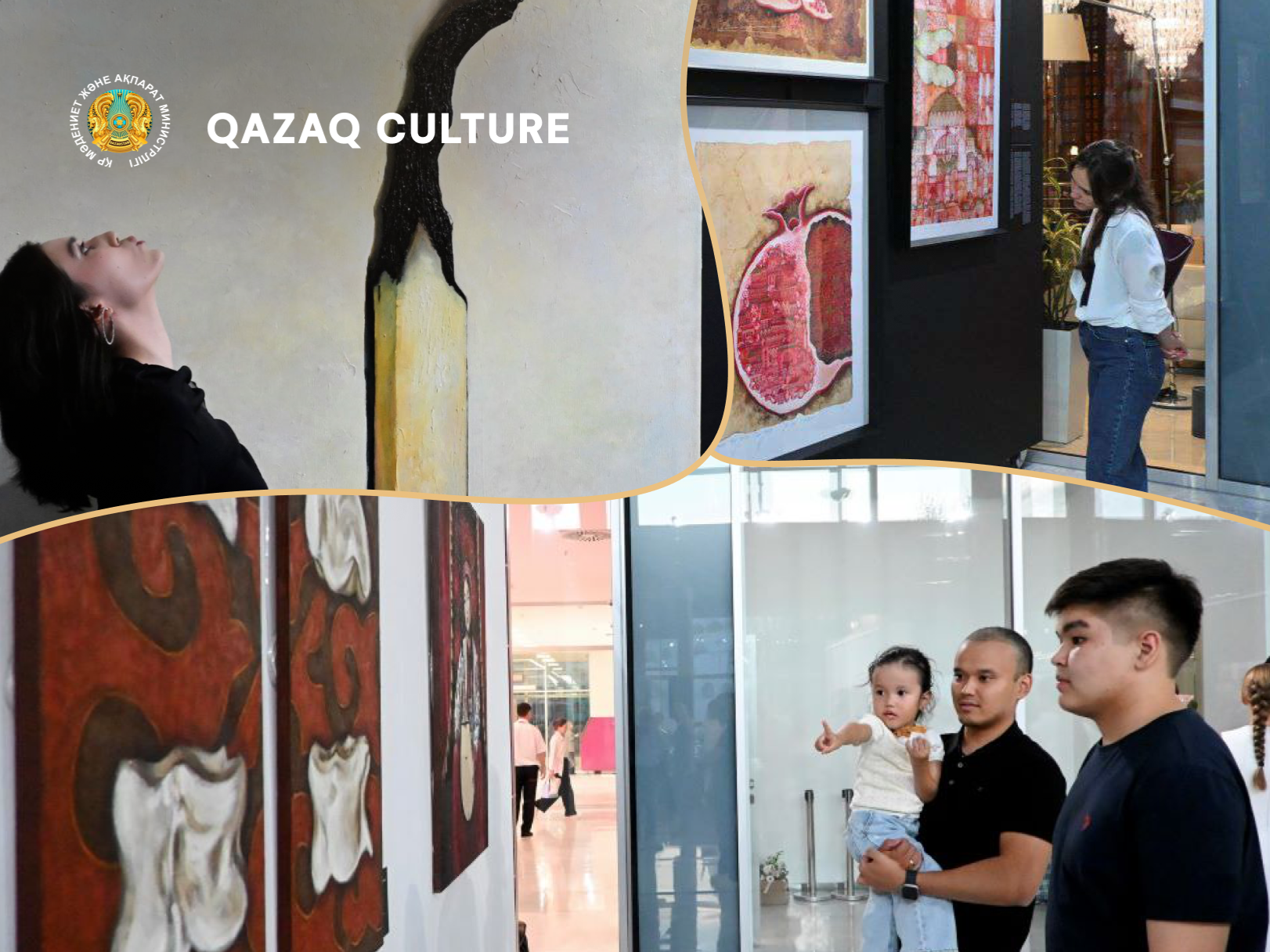 The international exhibition Art Qurultay opened in Astana.