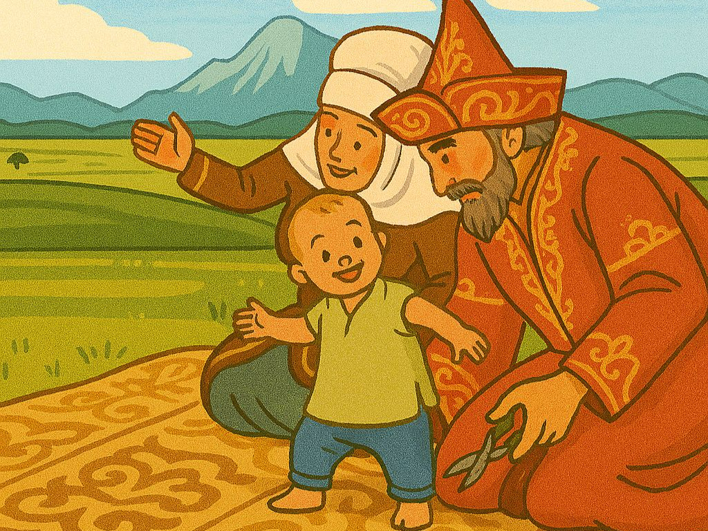Тусау кесу/Тусаукесер — обряд первого шага